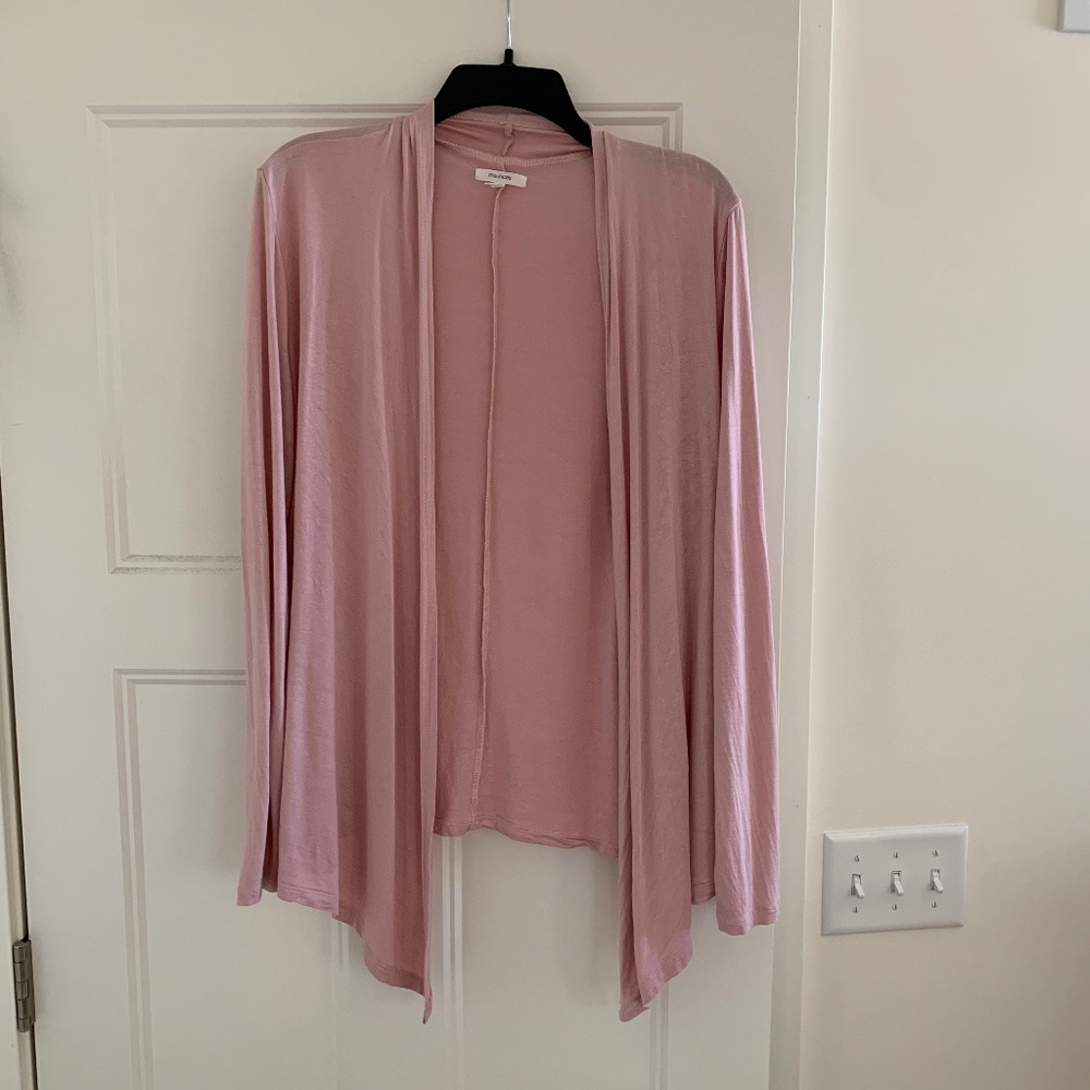 Long Sleeve Waterfall Front Cardigan